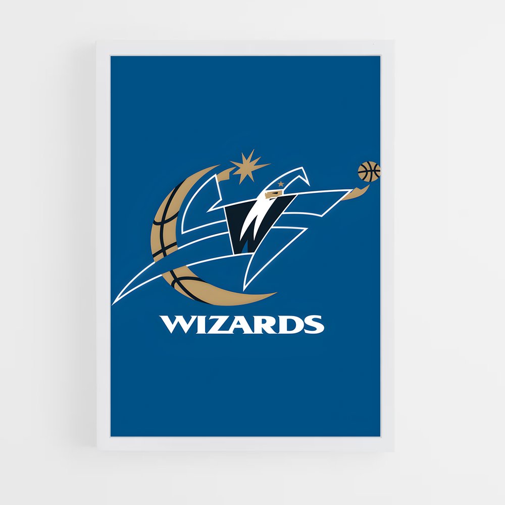 Poster Washington wizards sporty – affiche Basketball (vue 3)